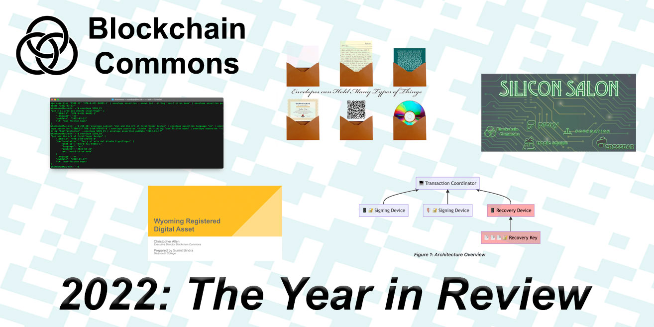 Blockchain Commons 2022 Overview